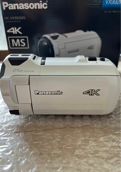 Panasonic パナソニック ビデオカメラ　HC-VX992MS 4K ホワイト
