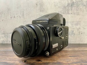  ZENZA BRONICA ETR + ZENZANON-PE 1:2.8 f=75mm ゼンザブロニカ 中判カメラ フィルムカメラ