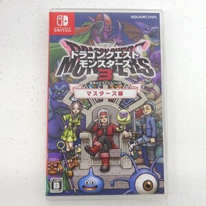 ★中古★Nintendo Switch ニンテンドースイッチ ソフト ドラゴンクエストモンスターズ3 魔族の王子とエルフの旅 マスターズ版★【GM646】