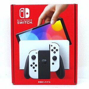 * used *[ with defect ]Nintendo Switch body Joy-Con(L)/(R) white have machine EL model HEG-S-KAAAA ( Nintendo switch /1 jpy ~)*[GM649]