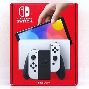* used *[ outer box scratch ]Nintendo Switch body Joy-Con(L)/(R) white have machine EL model HEG-S-KAAAA ( Nintendo switch /1 jpy ~)*[GM649]