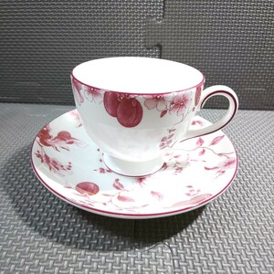 ウェッジウッド「ワインプラム カップ&ソーサー 1客」 WEDGWOOD WINEPULM リー