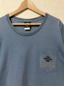 XL USA製●00s Harley Davidson vintage T-shirts NEVADA ハーレーダビットソン tシャツ ビンテージ ヴィンテージ 90s ポケット付 ポケT