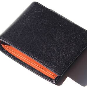 【ブラックフライデータイムセール】【送料込み】【限定】【新品】【税込み】馬床革☆牛床革☆小銭入れ付き☆マルチショートウオレット BK