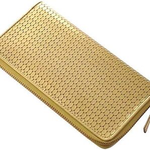 【ブラックフライデータイムセール】【送料込み】【限定】【新品】【税込み】牛革☆3D黄金小判型押し☆日本製☆ラウンドロングウォレットGD