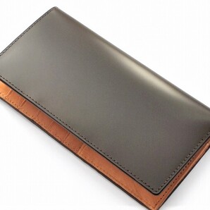 【クリスマス限定タイムセール】【送料込み】【限定】【新品】【税込み】馬革☆バッファローレザー☆小銭入れ付き☆ロングウォレット BR