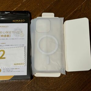 NIMASO MagSafe対応 iPhone15Pro 用 クリアケース