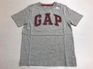 ■ＧＡＰ■新品■140サイズ■ギャップ■人気のロゴＴシャツ■グレー■ＧＡＰロゴ■USA■01