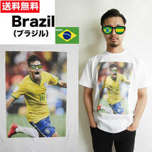 【新品】 ブラジルTee W杯 サッカー ユニフォーム 【M】 ワールドカップ 男女兼用 ユニセックス UEFAチャンピオンズリーグ 12/22_画像1