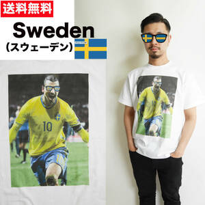 【新品】 スウェーデンTee W杯 サッカー ユニフォーム 【L】 ワールドカップ 男女兼用 ユニセックス UEFAチャンピオンズリーグ 12/29