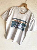 ★☆レア 90s USA製 VINTAGE LL.BEAN × HARBORSIDE GRAPHICS Wネーム カタディンロゴ プリントTシャツ オールドアウトドア ビンテージ☆★_画像3