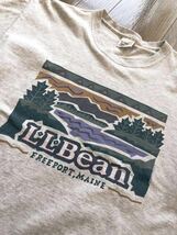 ★☆レア 90s USA製 VINTAGE LL.BEAN × HARBORSIDE GRAPHICS Wネーム カタディンロゴ プリントTシャツ オールドアウトドア ビンテージ☆★_画像7