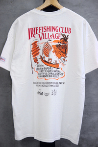 未使用 IRIE FISHING CLUB × ORION BEER (アイリーフィッシングクラブ オリオンビール) Tシャツ / XLサイズ / ホワイト