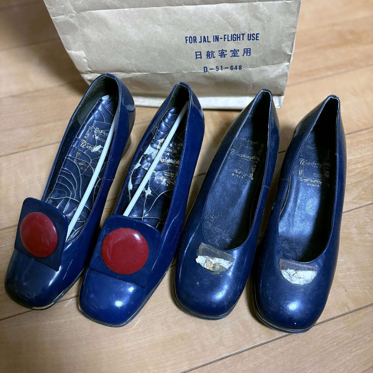 JAL(日本航空)☆会社支給品☆制靴☆ハイヒール☆CA☆客室乗務員 JAL(日本航空)☆会社支給品☆制靴☆ハイヒール☆CA☆客室乗務員