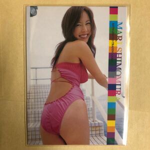 下村真理 2005 ヒッツ トレカ アイドル グラビア カード 下着 水着 ビキニ 29 タレント トレーディングカード