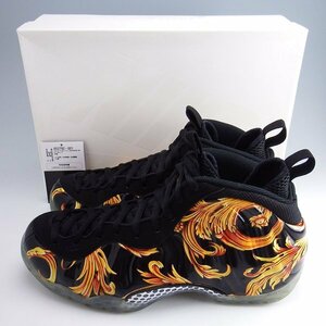 美品 NIKE AIR FOAMPOSITE 1 SUPREME SP BLACK 652792-001 US9 27cm ナイキ シュプリーム エアフォームポジット ブラック