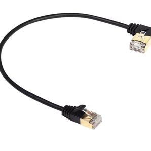 SinLoon 90度直角Cat8イーサネットケーブル、高速40Gbps