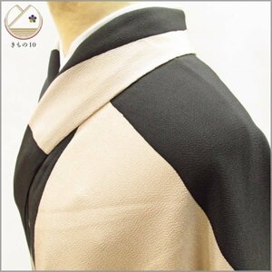 * kimono 10* 1 jpy silk fine pattern ... length 166cm.65cm [ including in a package possible ] ****