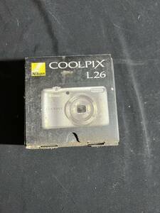 【Y】　COOLPIX Nikon ニコン デジカメ コンパクトデジタルカメラ クールピクス coolpix L26 通電動作確認済み　電池は付属しません