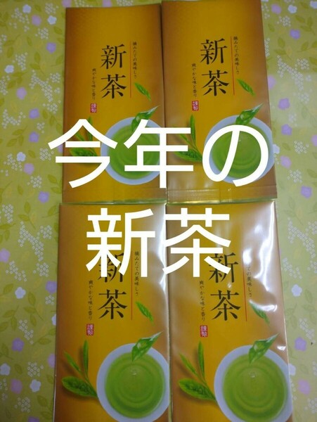 　2024年度産　 静岡県産 深蒸し茶100g4袋 健康茶 日本茶 緑茶 静岡茶 お茶 健康茶　深むし茶