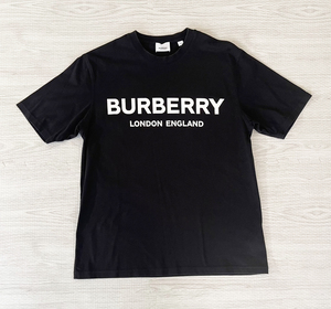 1 jpy start! beautiful goods![ BURBERRY LONDON / Burberry London ]* Logo T-shirt * XS size * cleaning after exhibition!
