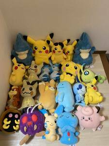 1 jpy ~ unused soft toy tag attaching Pokemon Pikachu gon Beo m Night Kabuto large amount set sale set 160 size * Pokemon ②