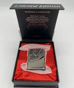 限定品 リミテッド 未使用 ZIPPO ジッポ 80th Anniversary year 80周年 1932-2012 ジッポー オイルライター 喫煙具 ライター アンティーク 