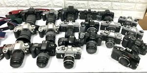 Canon MINOLTA PENTAX Konica 一眼レフ フイルムカメラ 20台 まとめて 動作未確認 fah 6S007
