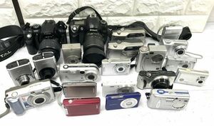 Canon Nikon SONY FUJIFILM Panasonic HITACHI PENTAX однообъективный зеркальный компактный цифровой фотоаппарат 21 шт. совместно работоспособность не проверялась fah 6S008