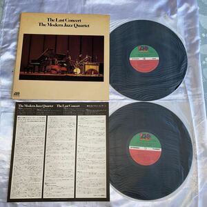 THE MODERN JAZZ QUARTET / THE LAST CONCERT / MJQラストコンサート / レコード P-5177〜8A 2枚組 ジャズ JAZZ LP