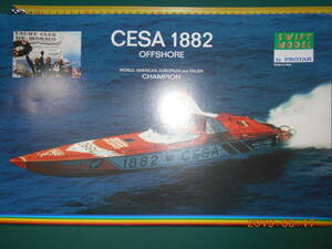  ultra rare PROTAR POWER BOAT mania oriented 1/40 powerboat CESA 1882 OFFSHORE WORLD,AMERICAN,EUROPEAN AND ITALIEN CHAMPION boat A-3