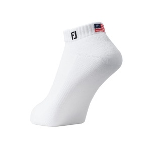 * new goods * foot Joy *FJSK122US* Pro dry sport US flag * short socks * white *1 pair * regular goods *