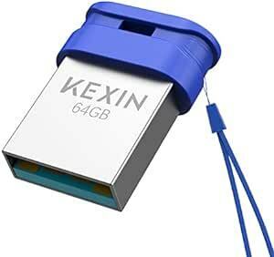 KEXIN USBメモリ 64GB USB3.0 1個 70MB/S フラッシュドライブ USBメモリースティック 超小型 軽量