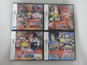 【即決】まとめ売り 4本 DS NARUTO-ナルト- 最強忍者大結集(3、5)/忍列伝/疾風伝 大乱戦！影分身絵巻