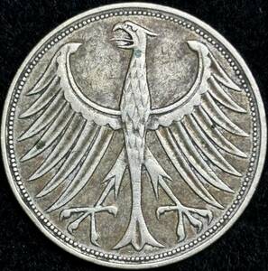 【旧西ドイツ銀貨】(1951年銘 11.0g 直径29mm)