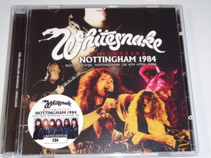 WHITESNAKE/NOTTINGHAM 1984 2CD