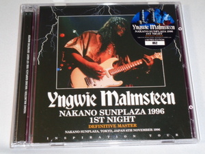 YNGWIE MALMSTEEN/NAKANO SUNPLAZA 1996　1ST NIGHT　DEFENITIVE　MASTER　2CD