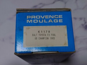 プロバンスムラージュ 1/43 K1178 ラルト トヨタ F3 1983 レジンキット PROVENCE MOULAGE RALT TOYOTA F3 アイルトンセナ