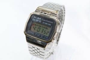 [W150-6] operation goods battery replaced SEIKO ALBA Seiko Alba digital wristwatch Y709-5000 men's [ postage nationwide equal 185 jpy ]