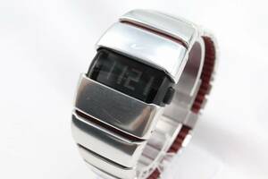 【W153-4】超レア 動作品 電池交換済 NIKE D LINE ナイキ Dライン デジタル 腕時計 メンズ