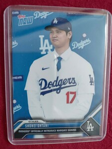 TOPPS 大谷翔平OS-23 　ロサンゼルスドジャース　ロサンゼルスエンゼルス　日本ハムファイターズ　ドジャース入団会見