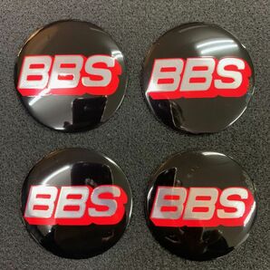 ◆高品質◆ BBS ロゴ ブラック シルバーﾚｯﾄﾞ3Dロゴ センターキャップ ステッカー◆★1台分4個1セット★