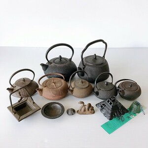鉄瓶 風鈴 金属工芸 13個 南部鉄器 茶道具 急須 やかん 茶器 煎茶道具