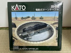 1 jpy start! unused goods! KATO electromotive turntable 20-280 Kato N gauge structure railroad model railroad geo llama model rotation chassis 