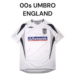 00s UMBRO　イングランド代表　トレーニングトップ　ゲームシャツ　アンブロ