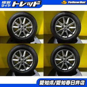 NCP160V サクシードバン 即決 送料無料 中古 スタッドレスタイヤ ダンロップ SV01 155/80R14 88/86N LT 中古 アルミ 14インチ 4穴 プロボッ