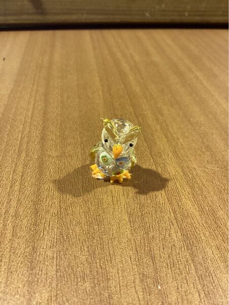 フクロウ ふくろう ガラス ミニチュア オブジェ インテリア