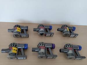 ☆【EM940】dyson　ダイソン　SV10　SV10　SV10　SV11　SV11　SV10K　本体のみ6台セット　コードレスクリーナー　ジャンク品