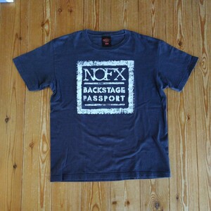 NOFX バンド ツアーTシャツ サイズL ネイビー パンクメロコアハードコア