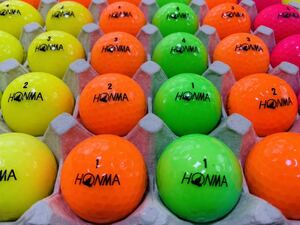 ホンマD1ロストボール　HONMA カラーボール40個　本間ゴルフロストボール　ホンマD1ゴルフロストボール　他D1スピンなど含